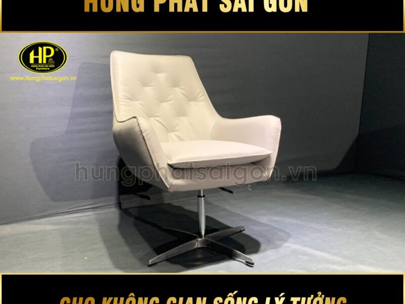 Sofa đơn bọc da hiện đại cho văn phòng DN-677