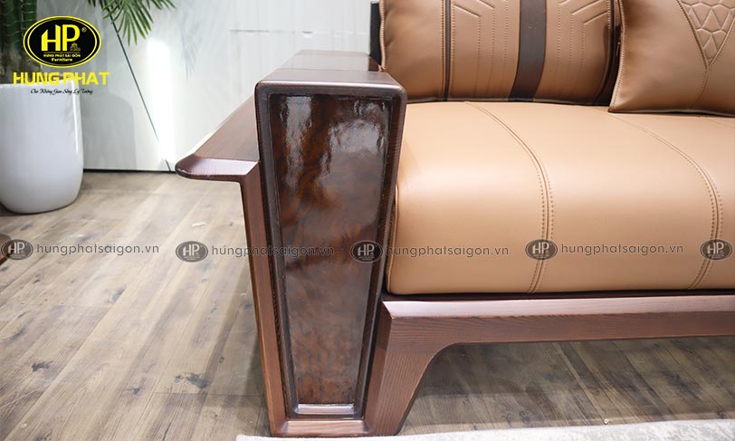 bộ ghế sofa gỗ sồi phòng khách HS-994C