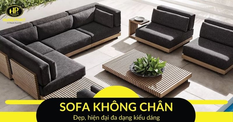 ghế sofa không chân