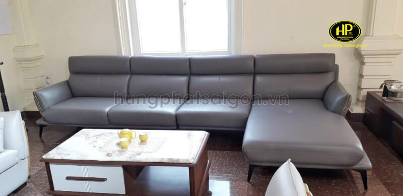 sofa chung cư màu xam đậm h-2013