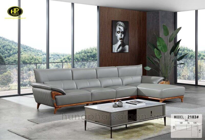sofa da hiện đại TP-2183