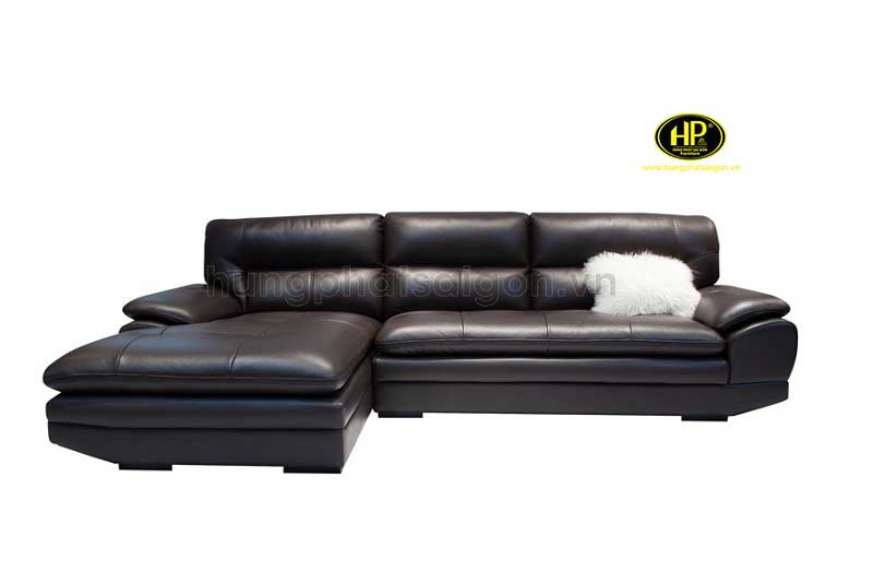 Sofa da nâu nhập khẩu HBD-421