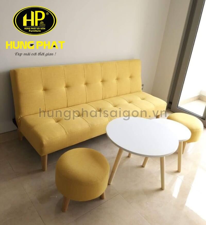 sofa giường màu vàng hg-32v