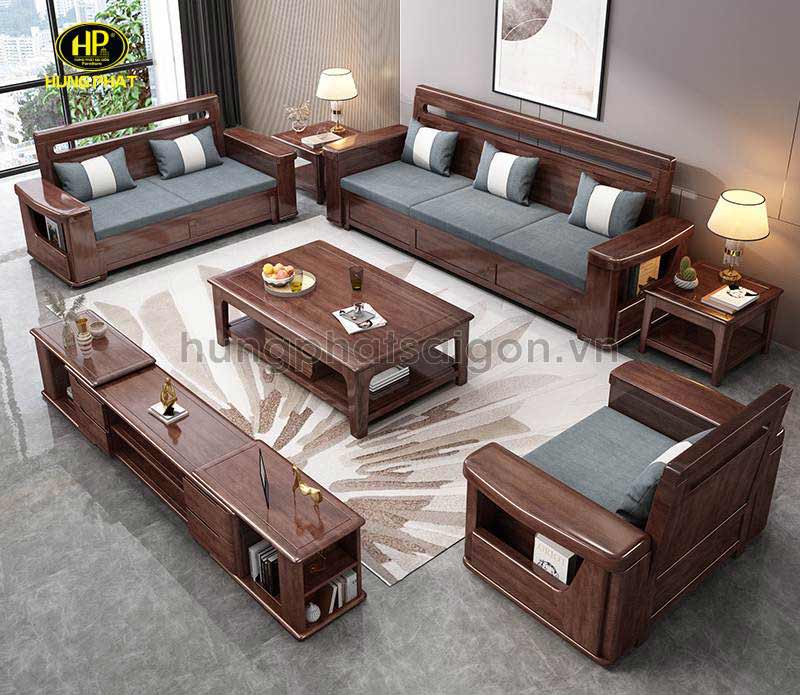 Sofa gỗ hộp