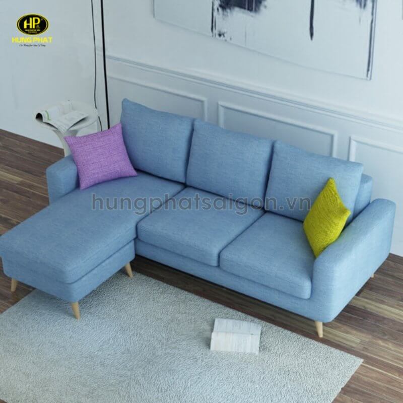 sofa góc vải mẫu mới h-309a