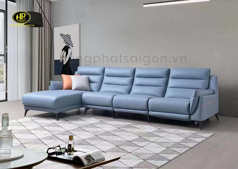 Sofa màu xám xanh 4 chỗ tk-02