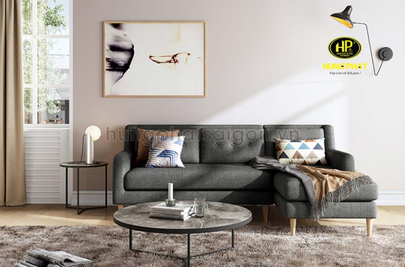 Sofa vải nỉ hiện đại H-1120