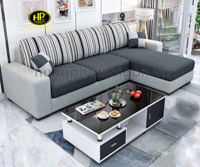 Sofa vải nỉ hiện đại H-235d