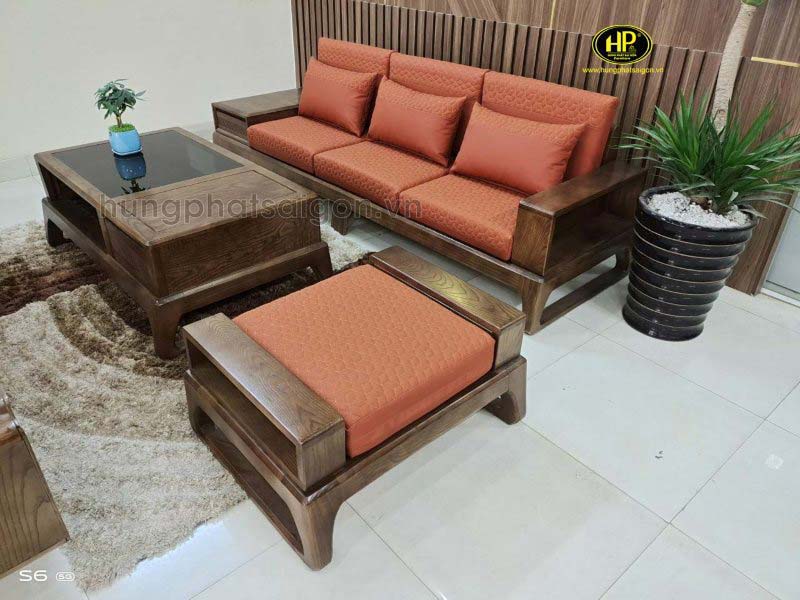 Sofa văng gỗ cao cấp hs16