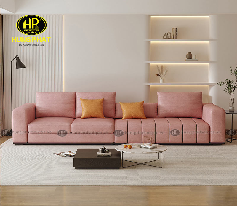 Sofa băng hàn quốc màu hồng HD-107