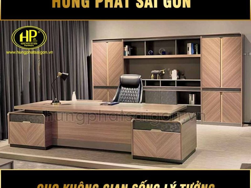 bàn ghế làm việc hiện đại cao cấp nhập khẩu BHX-D0132