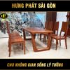 bộ bàn ghế gỗ phòng bếp BAH-V8