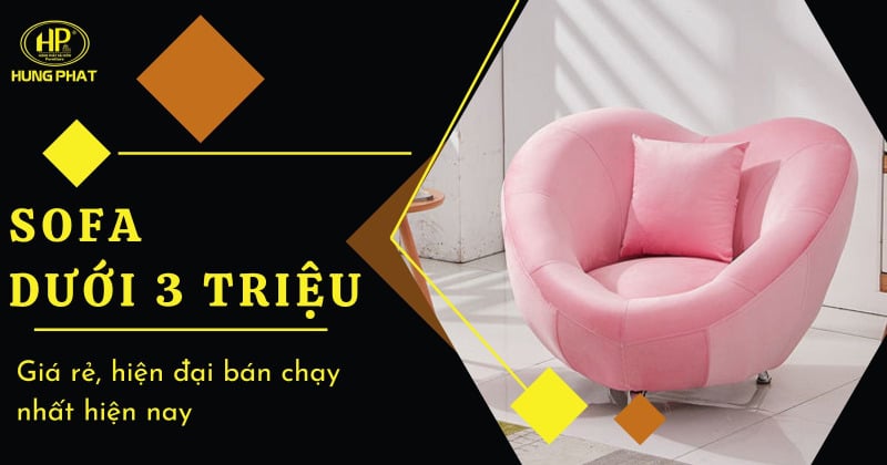 bộ ghế sofa dưới 3 triệu