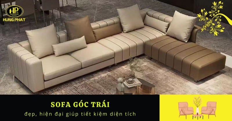 bộ ghế sofa góc trái