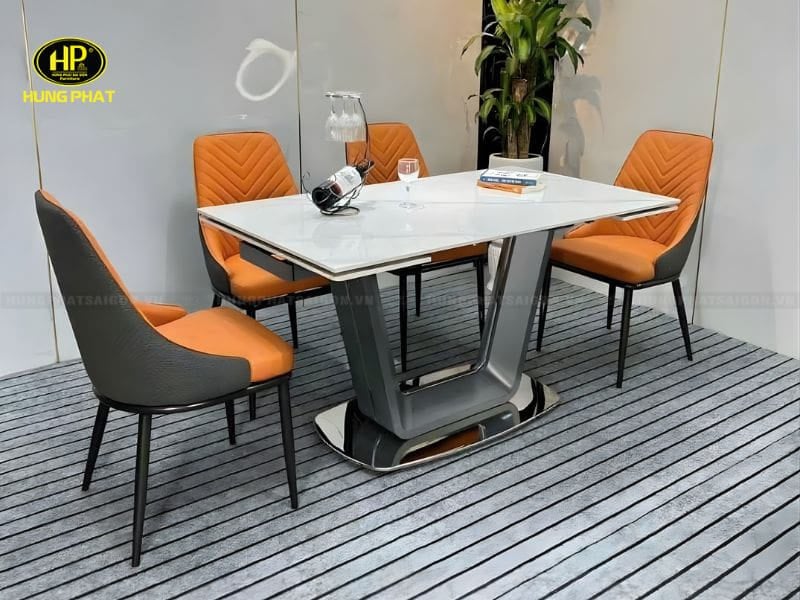 combo bộ bàn ghế ăn mở rộng ba-38