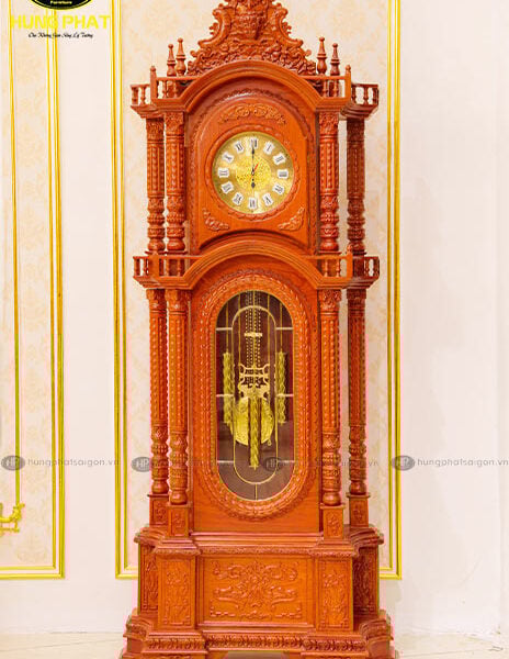 đồng hồ tứ trụ gỗ hương DHH-01