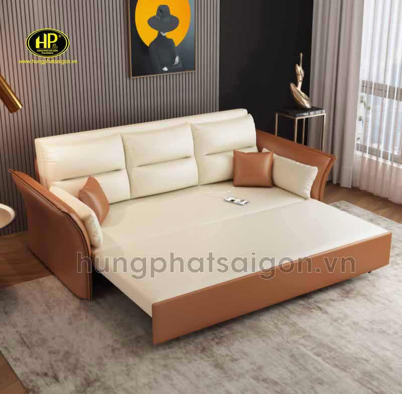 Ghế sofa giường màu kem Gk-999
