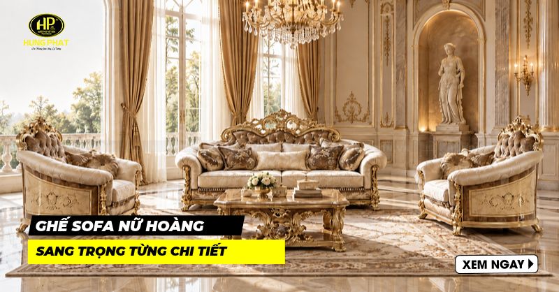 20 mẫu ghế sofa nữ hoàng sang trọng, quyền quý bán cháy hàng