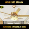 Quạt trần mạ vàng 8906-GD