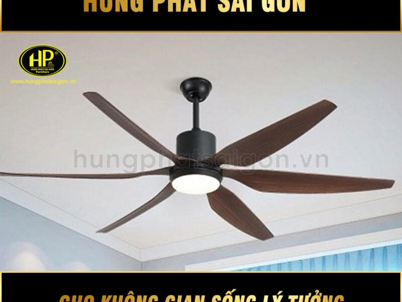 quạt trần 6 cánh 8909-BK