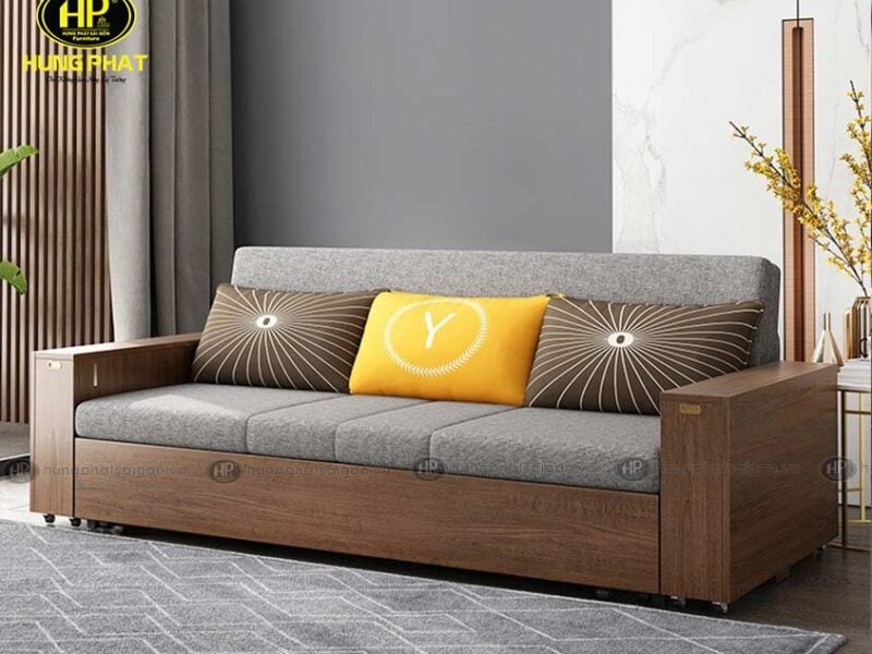 sofa giường gỗ đa năng thông minh GK-980