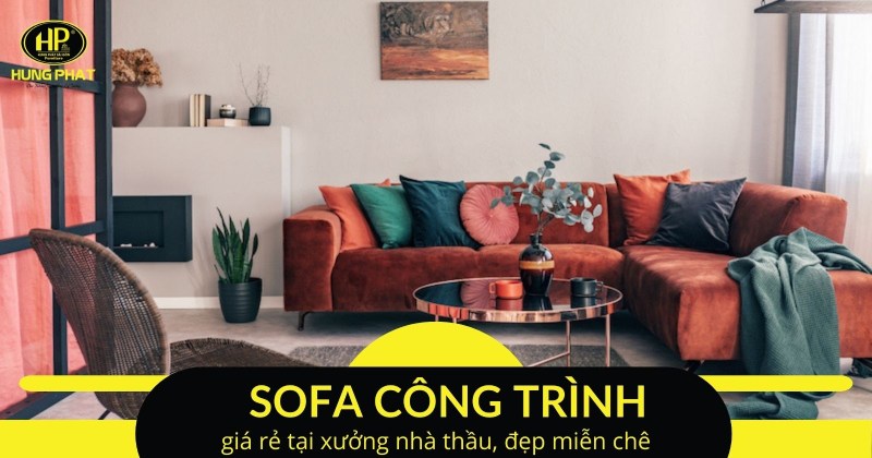 sofa công trình