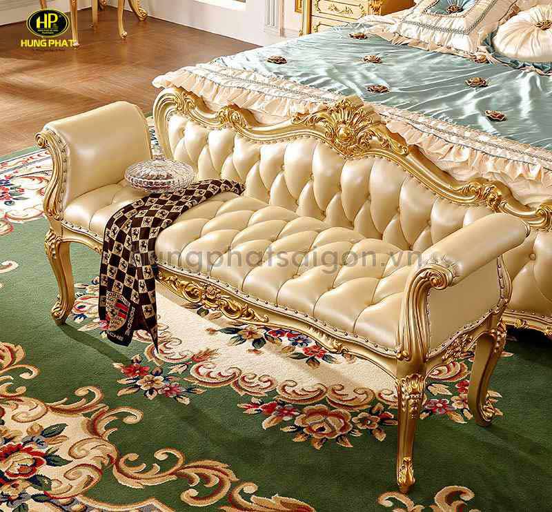 Sofa cuối giường tân cổ điển