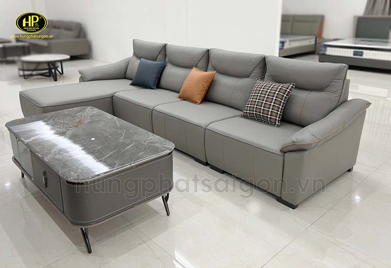 sofa da êm ái hiện đại 2305