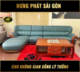 Sofa da góc hiện đại TD-2372