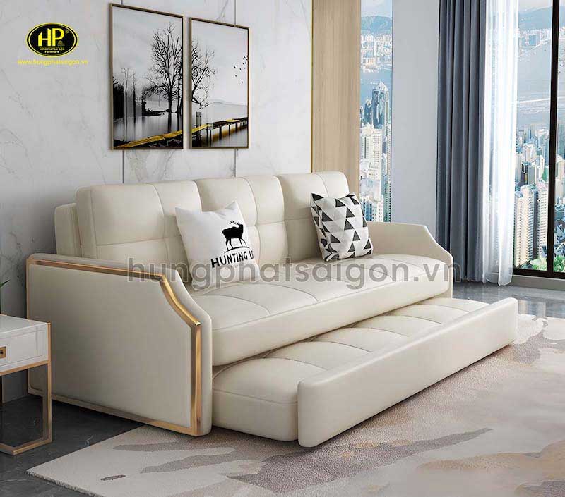 Sofa giường kéo màu kem GK-S620