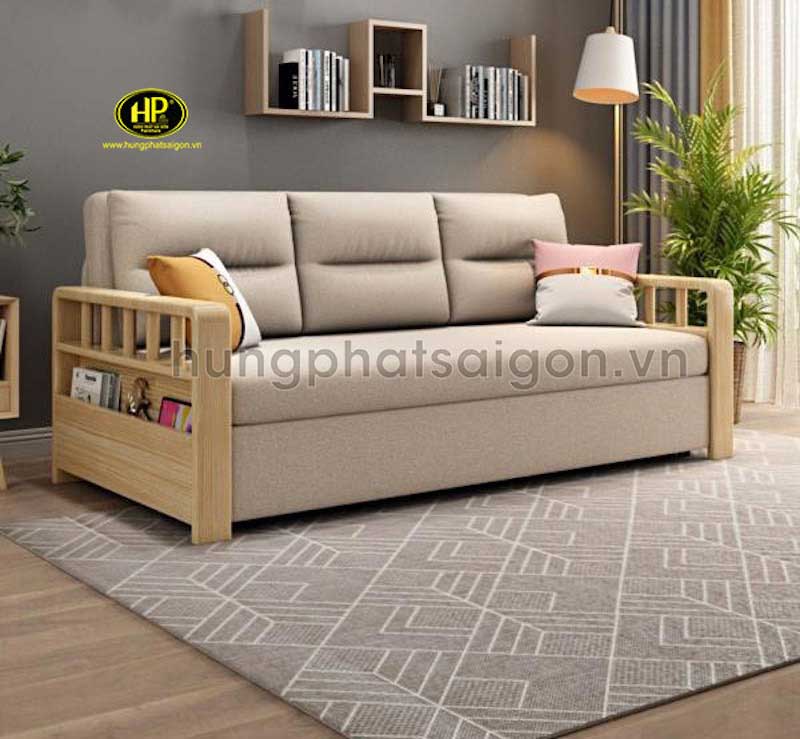 Sofa giường màu kem GK-520