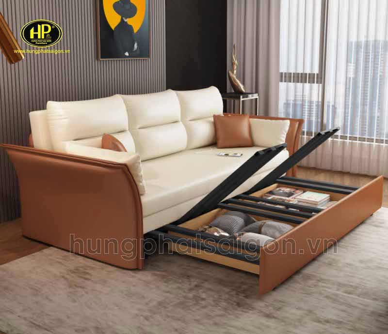 Sofa giường màu kem GK-999