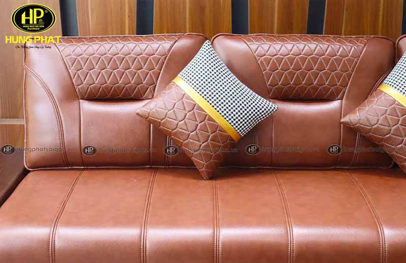 sofa gỗ êm ái cho phòng khách HS-991C