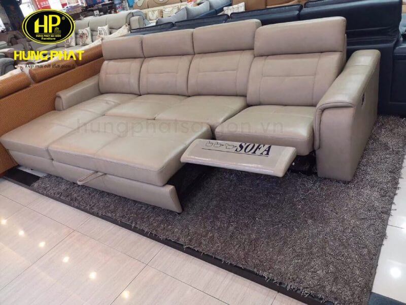 sofa góc trái da bò cao cấp nk-8818