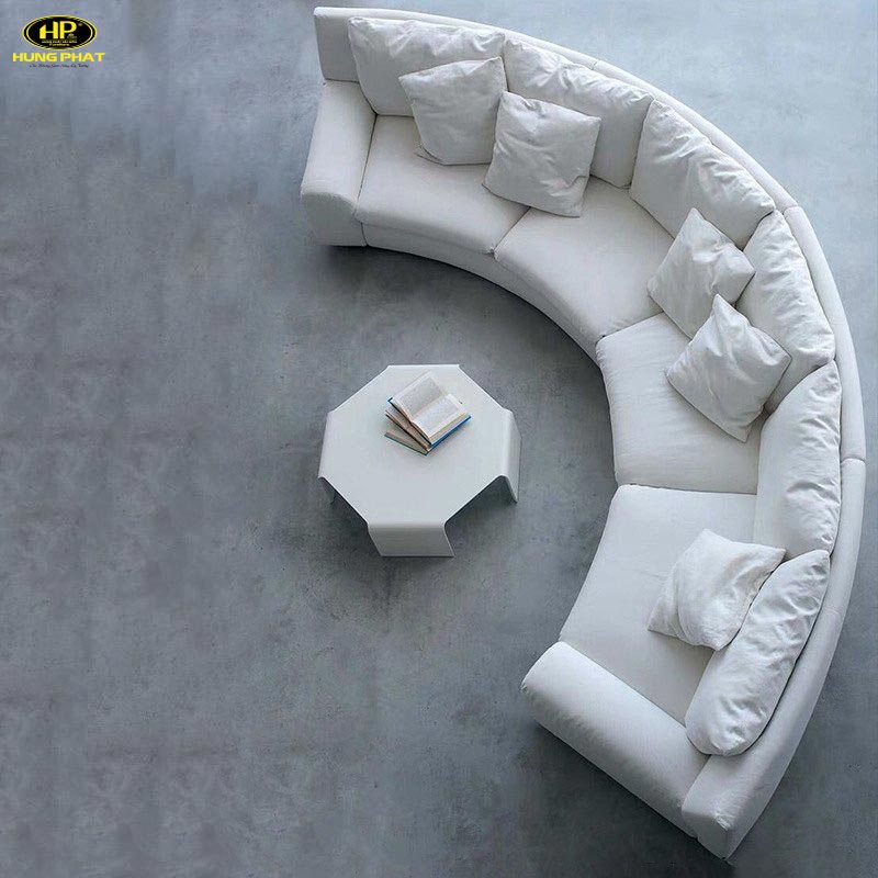 Sofa hình vòng cung 4 chỗ ngồi