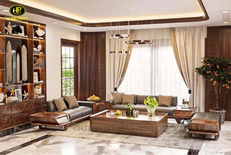 Ghế sofa chân quỳ