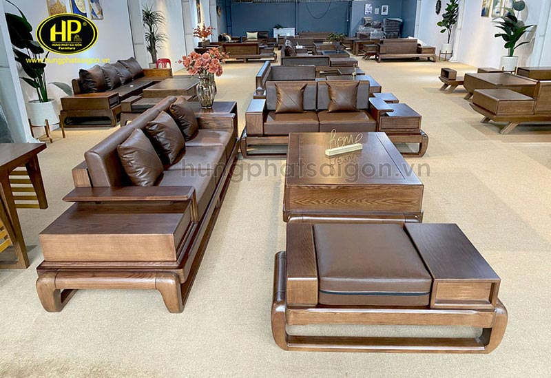 Sofa gỗ óc chó bọc da cao cấp nât khẩu-ho-49