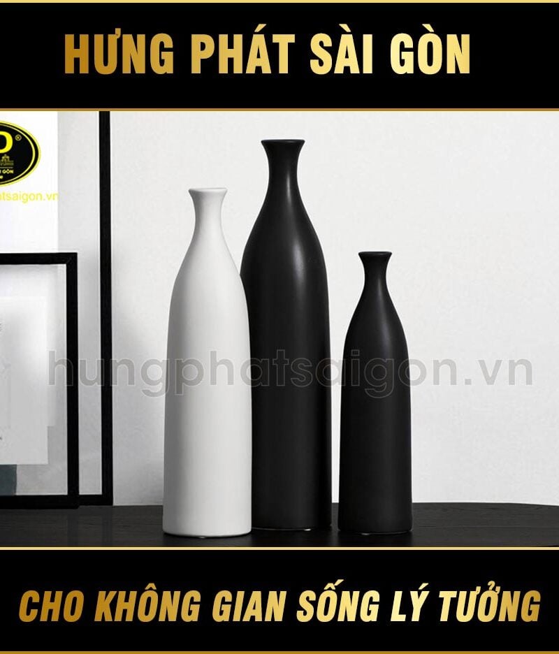 bình cắm hoa gốm sứ HP146B