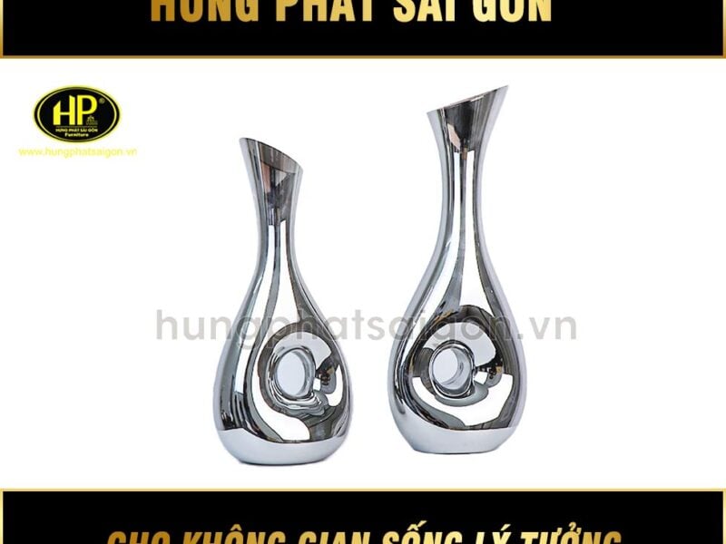 bình hoa bạc decor HG2355
