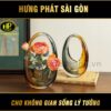 bình hoa pha lê hình giỏ xách XY-009