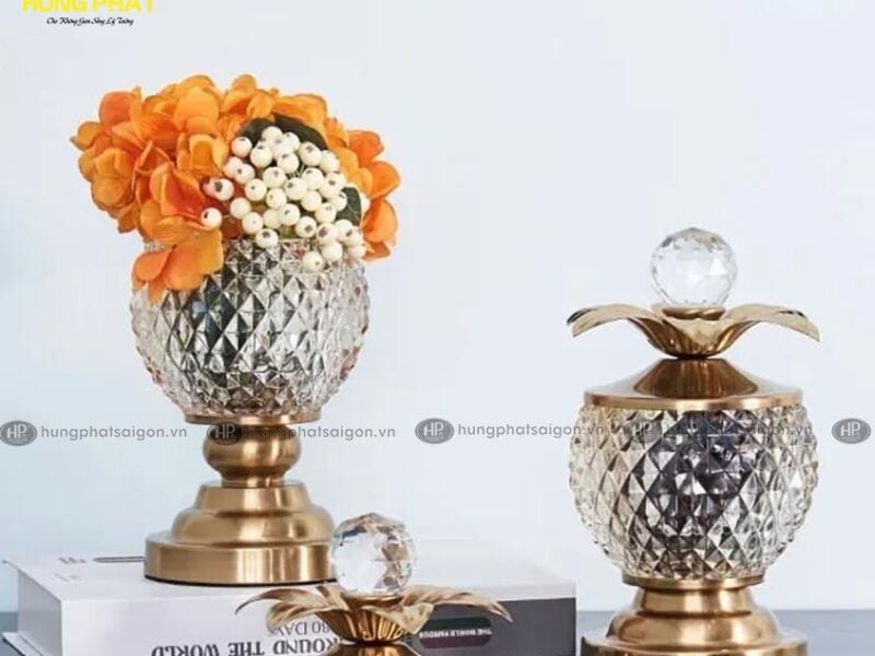 bộ decor bình cắm hoa XY-013