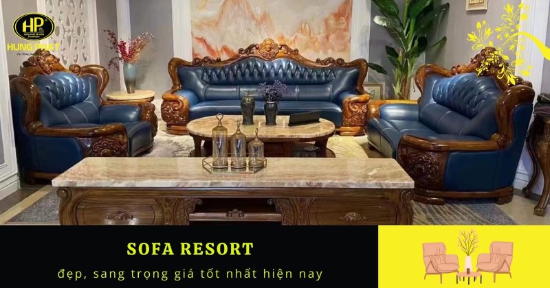 bộ ghế sofa resort đẹp