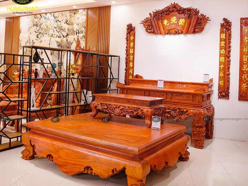 cấp bàn thờ gỗ hương BH-CT1