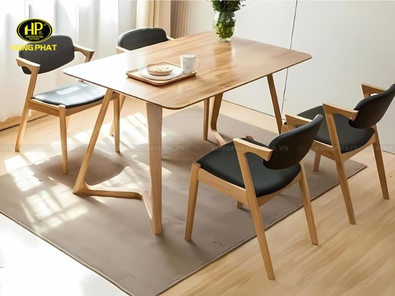combo bàn ăn 4 ghế gỗ dg-05