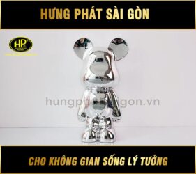 mô hình gấu tráng gương decor SZ8727