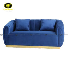 ghế sofa vải chân mạ vàng H-104