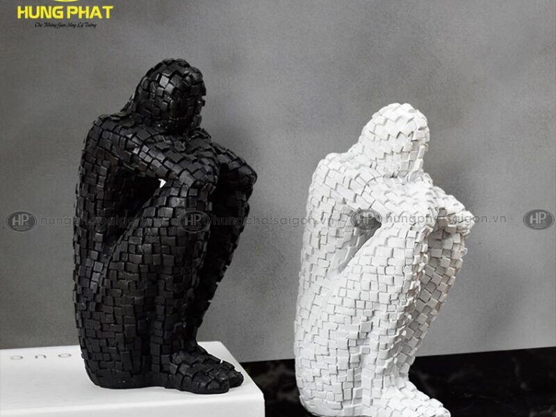 mô hình decor màu trắng SZ8092