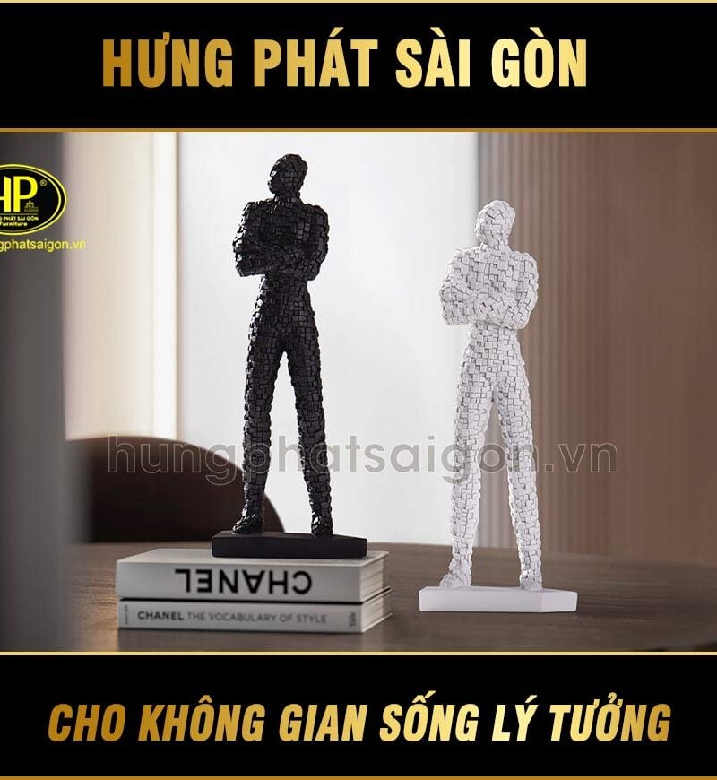 mô hình tượng người đàn ông decor SZ8090