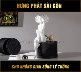 tượng cô gái decor SZ8507