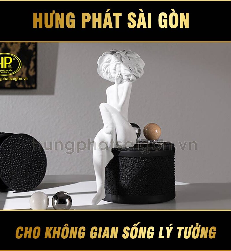 tượng cô gái decor SZ8507